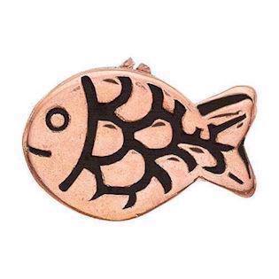 Christina Collect Rose Gold Plated 925 Sterling Silver Fish Small Rose Gold Plated Fish , model 603-R6